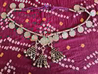 Image 3 of Vintage Indian Style Pendant and Coin Neckpiece (TJ026)