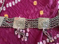Image 4 of Vintage Kuchi Long Pendant and Chain Neckpiece (TJ030)