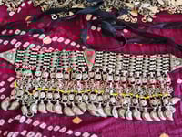Image 4 of Vintage Kuchi Tribal Choker Neckpiece with Fringe(TJ029)