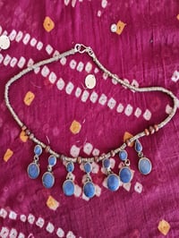 Image 2 of Tribal Kuchi Necklace Lapis Lazuli - (TJ031)