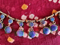 Image 1 of Tribal Kuchi Necklace Lapis Lazuli - (TJ031)