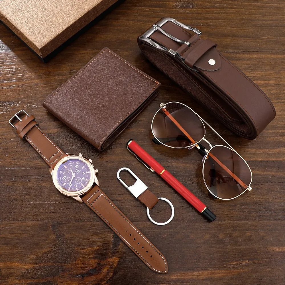 ExecutiveEssence™ Men's 6-in-1 Business Luxury Gift Set