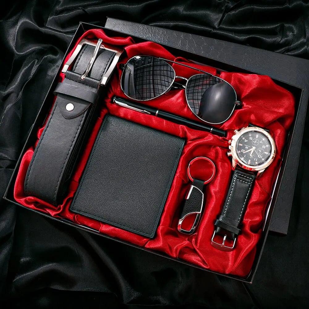 ExecutiveEssence™ Men's 6-in-1 Business Luxury Gift Set