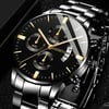 PrestigeCraft™ Luxury Stainless Steel Quartz Men's Wrist Watch
