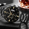 PrestigeCraft™ Luxury Stainless Steel Quartz Men's Wrist Watch
