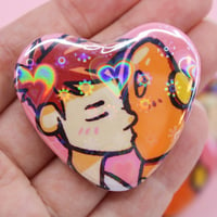 Image 1 of Timoby Mini Heart Button
