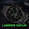 EleganceTriad™ Men's Business Watch Set with Gold Necklace and Bracelet