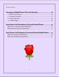 Image 3 of Awesome Flowers-An Ebook About Edible And Exotic Flowers!