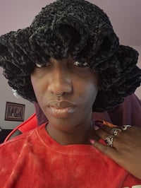 Image 2 of “Nera” Chenille Ruffle Hat