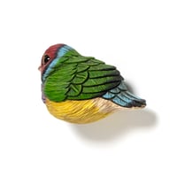 Image 3 of Mini Bird: Gouldian Finch by Calvin Ma 