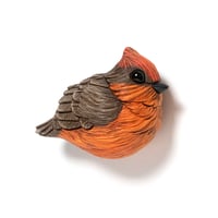 Image 2 of Mini Bird: Vermilion Flycatcher by Calvin Ma 