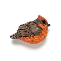 Image 1 of Mini Bird: Vermilion Flycatcher by Calvin Ma 