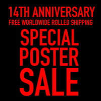 Image 1 of 14 ROLLED POSTER FREE SHIPPING • ANNIVERSARY POSTER SALE