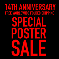 Image 1 of 5 FOLDED POSTER FREE SHIPPING • ANNIVERSARY POSTER SALE