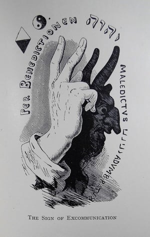 Image of Éliphas Lévi's "Sacerdotal Hand"
