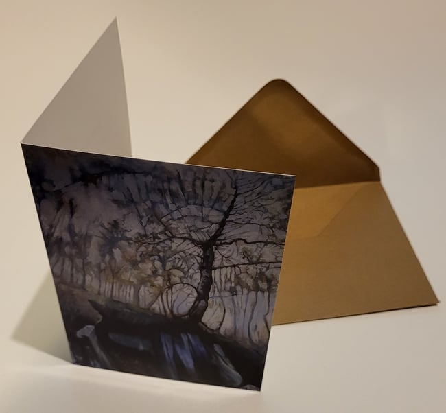 Silver Birch at Lawrencefield Greeting Card