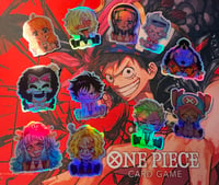 Image 1 of EXCLUSIVE Durable Holo One Piece Stickers