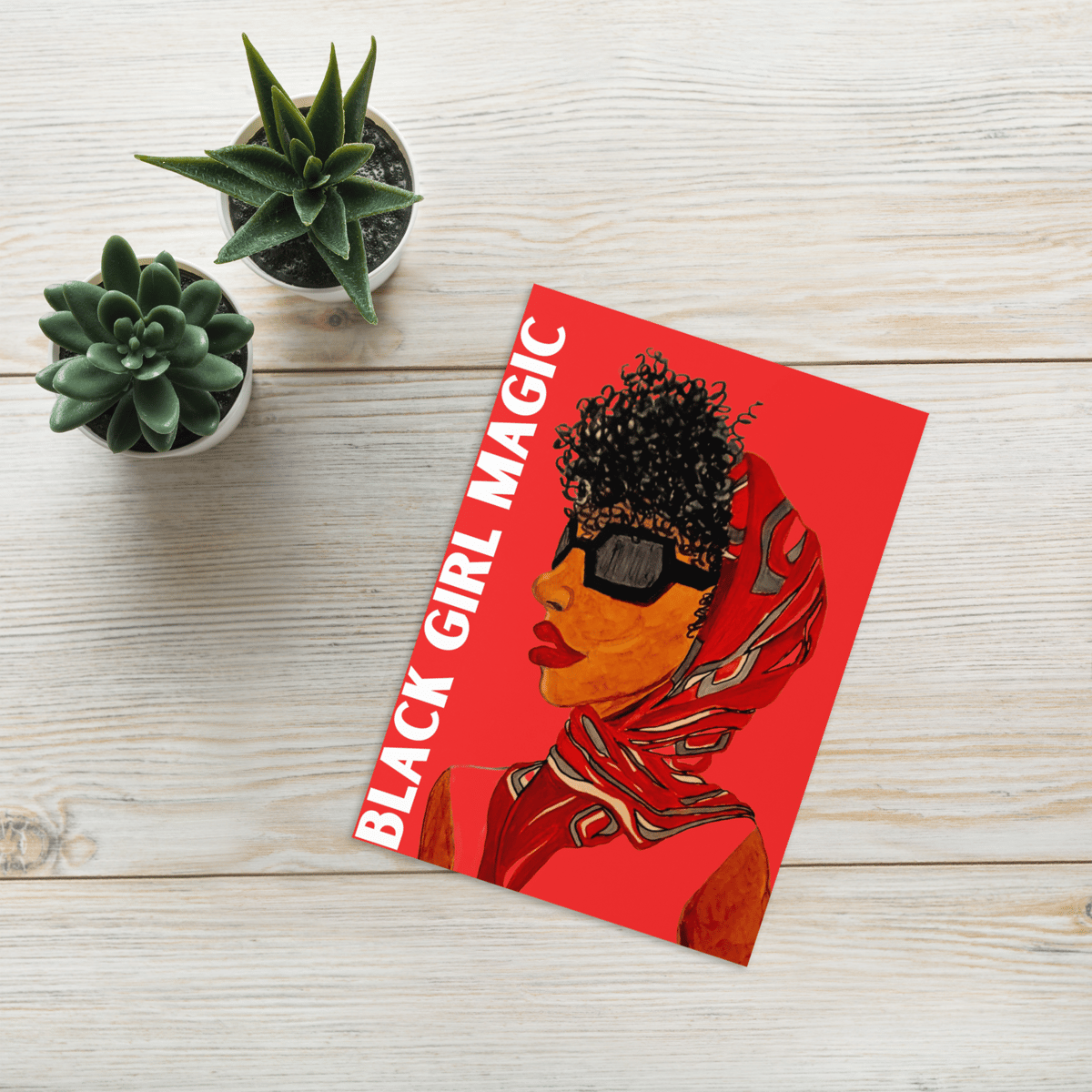 Image of Black Girl Magic Greeting Cards (Pack of 3)