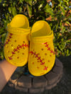 Softball Bling Crocs 
