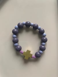 Image of BRACELET DORÉ ET PARME ENFANT