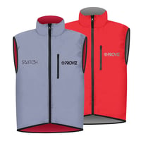 Image 2 of MEN'S REFLECTIVE REVERSIBLE CYCLING VEST XXL