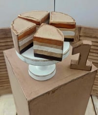 Wooden Set *cake *cake stand  *number 1 