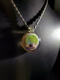 Image 1 of Uv reactive realism tree pendant.