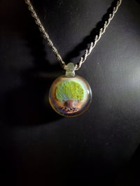 Image 2 of Uv reactive realism tree pendant.