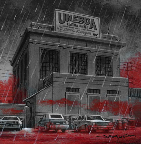 "Uneeda Medical Supplies Warehouse" - 5" x 5" gicleé