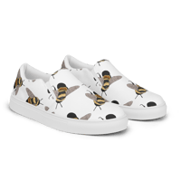 Image 4 of Women’s rusty patched bumble bee slip-on canvas shoes