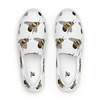 Image 1 of Women’s rusty patched bumble bee slip-on canvas shoes