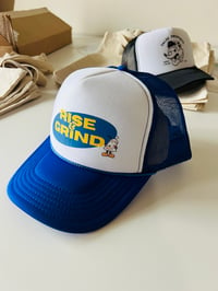 Image 1 of rise and grind trucker hat