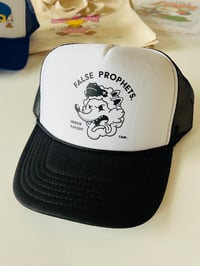 Image 1 of false prophets black trucker hat