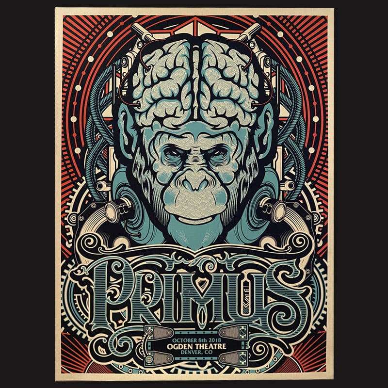 Image of PRIMUS GIG POSTER - OCT 8th 2018