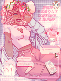 Image 2 of Soft Like a Bunny OC Print