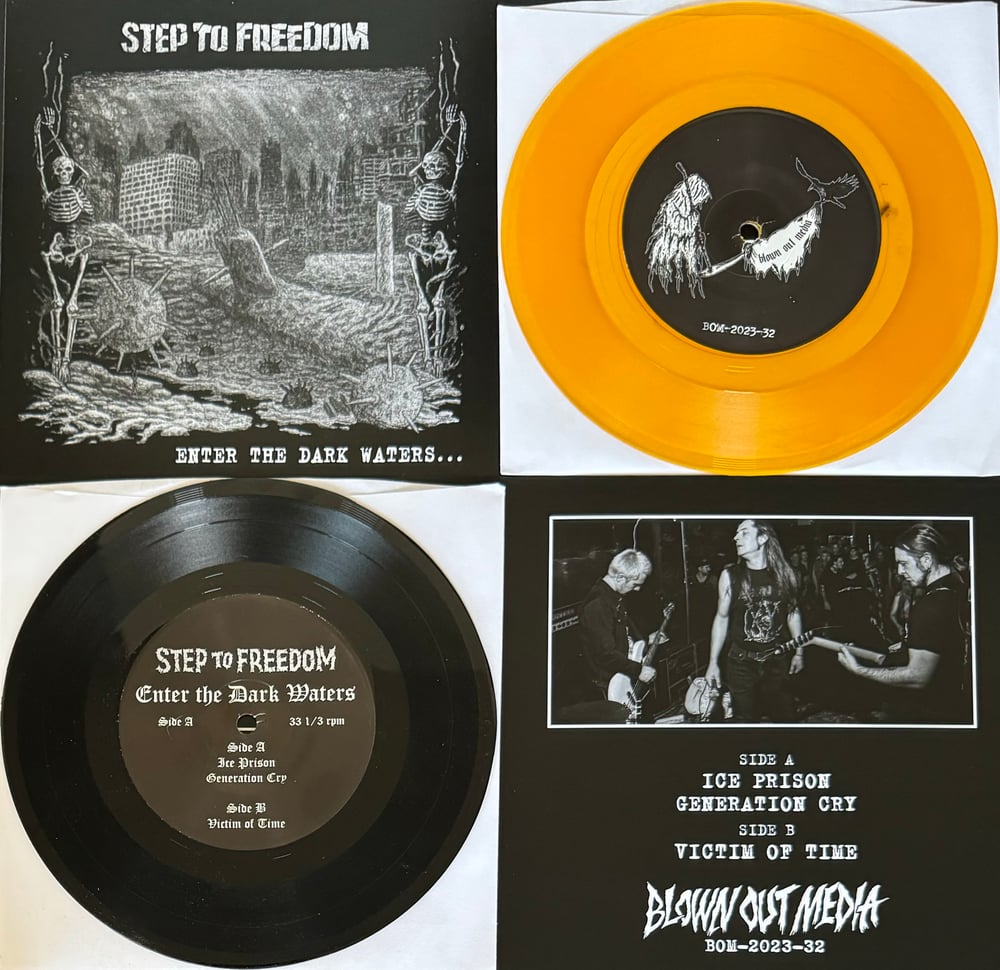 Step to Freedom Enter the Dark Waters EP 7-inch vinyl record