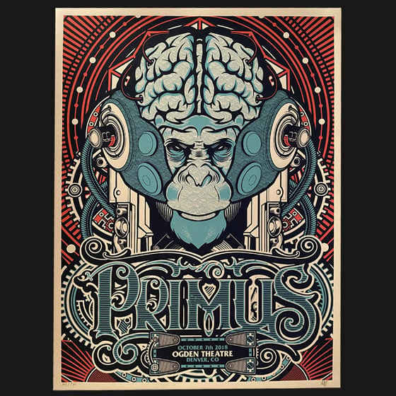 Image of PRIMUS GIG POSTER - OCT 7th 2018