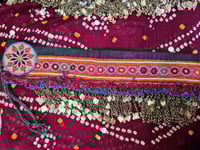 Image 3 of Tribal Kuchi Fabric and Fringe Belt- (TB0011)