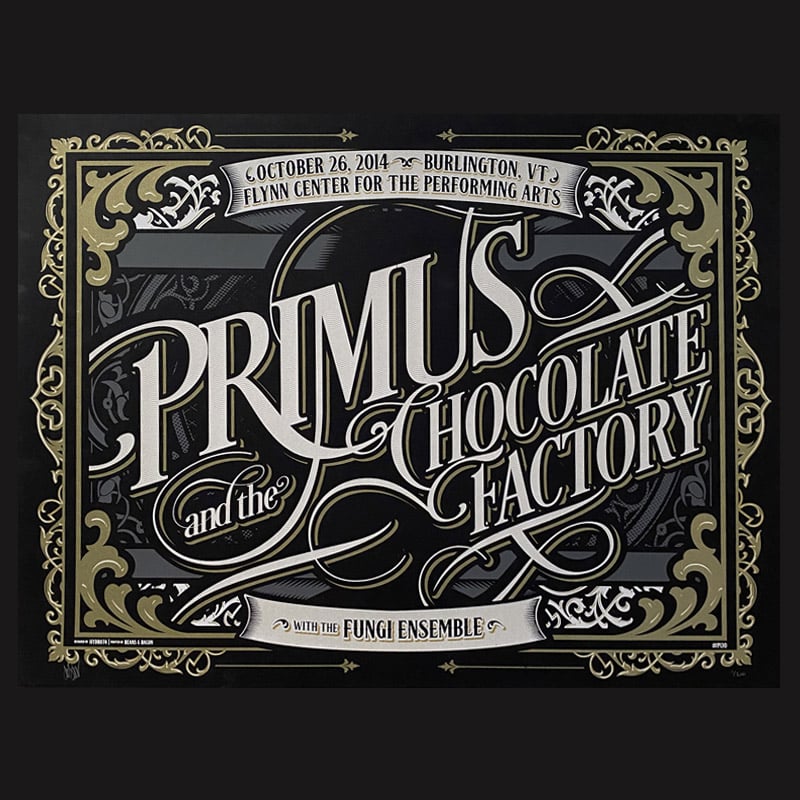 Image of PRIMUS & THE CHOCOLATE FACTORY - OCT 26th 2014