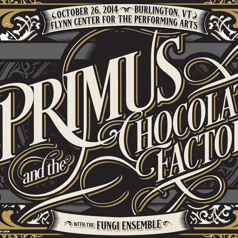 Image of PRIMUS & THE CHOCOLATE FACTORY - OCT 26th 2014