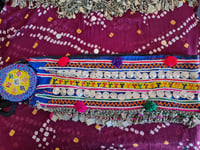 Image 3 of Tribal Kuchi Fabric and Fringe Belt- (TB0012)