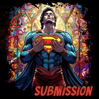 Image 3 of Superman "Submission" Black Hoodie/Tee