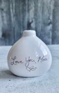 Image 5 of Custom Bud Vase with Handwriting
