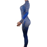 Image 2 of Mitzy Blue Jumpsuit 