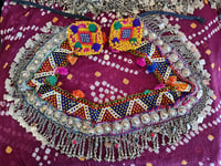 Image 2 of Tribal Kuchi Beaded Fringe Belt- (TB0015)