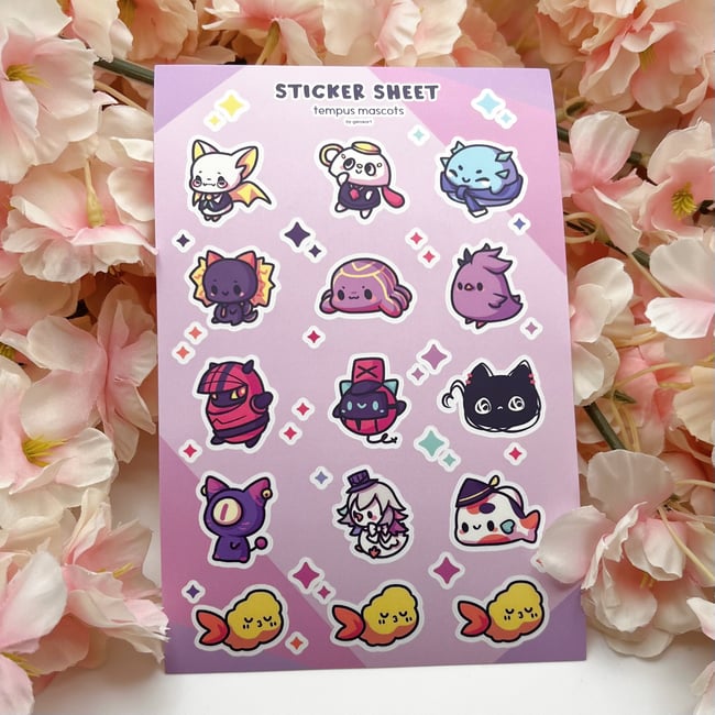 Sticker Sheet [ TEMPUS, Suntempo, Holo JP ]