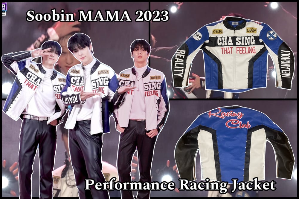 Image of TXT's Soobin MAMA 2023 Performance Racing Jacket