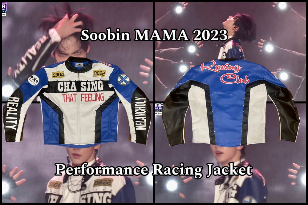 Image of TXT's Soobin MAMA 2023 Performance Racing Jacket