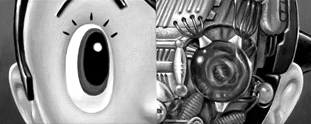 "Astro Boy" (variant) - 9" x 5" limited edition gicleé
