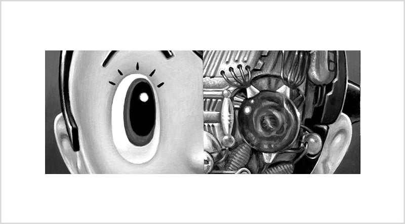 "Astro Boy" (variant) - 9" x 5" limited edition gicleé